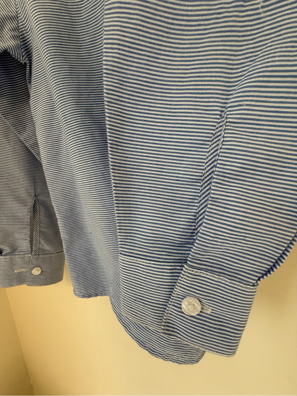 Izod Light Blue Micro-Stripe Dress Shirt - Picture 6 of 6